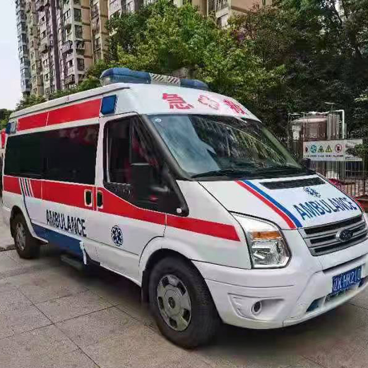 温宿长途救护车护送病人返乡